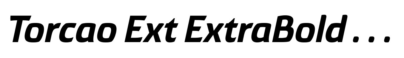 Torcao Ext ExtraBold Italic